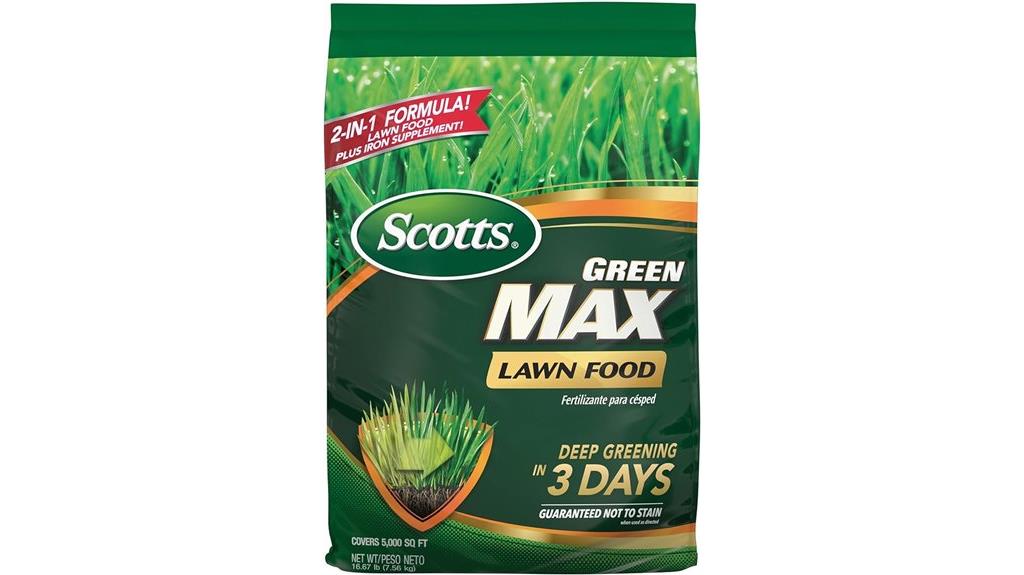 lawn fertilizer with iron