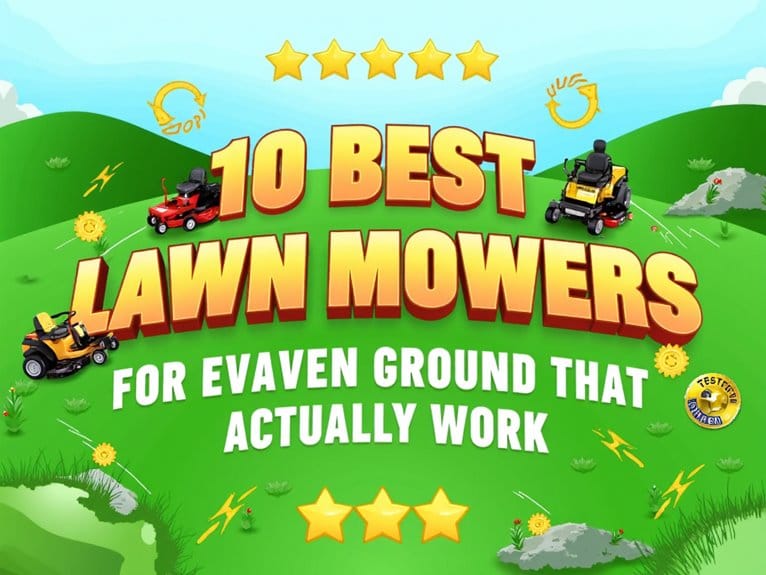 lawn mowers for rough terrain