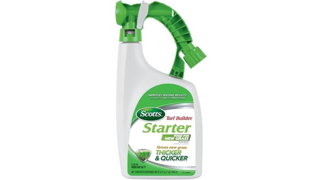 lawn starter fertilizer spray