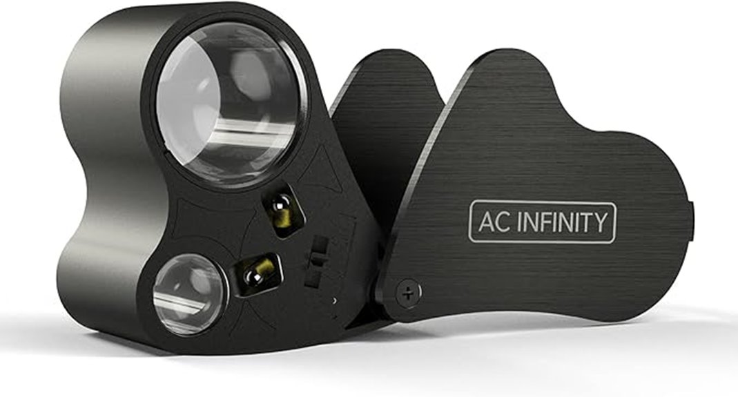led jeweler s loupe magnifier
