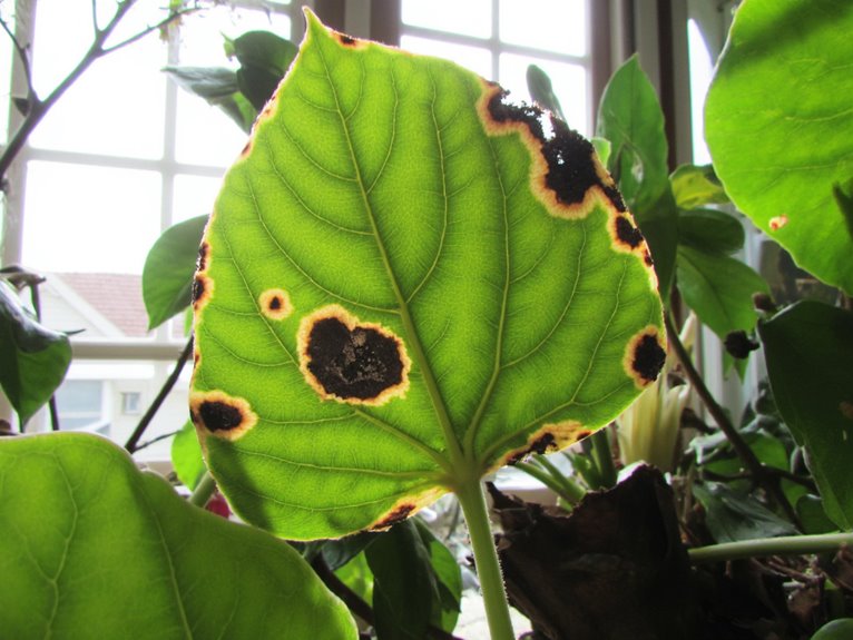 light burn leaf symptoms