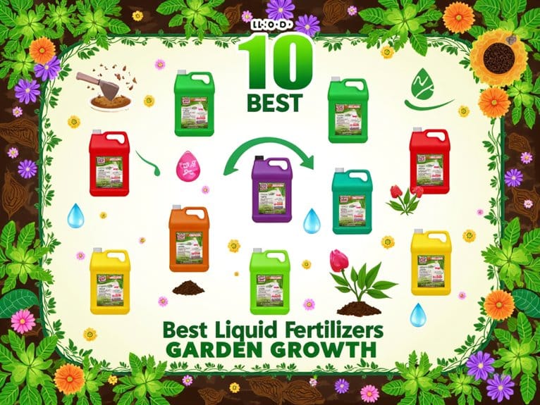 liquid fertilizers for gardens