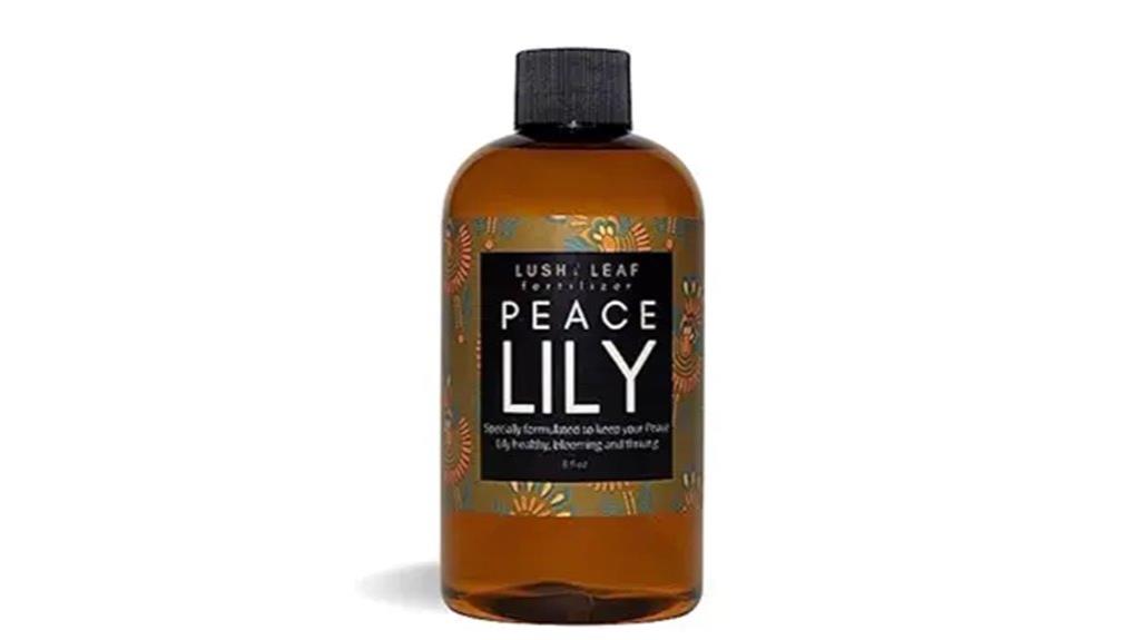 lush nourishment for peace lily