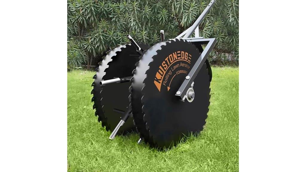 manual lawn aeration tool