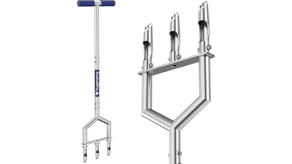 manual lawn aerator tool