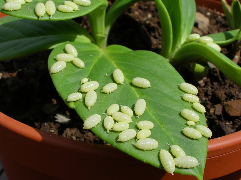 mealybugs on various plants