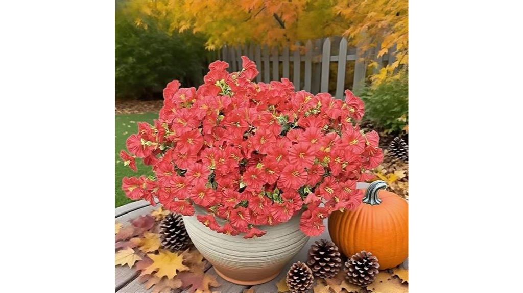 mixed color artificial flowers