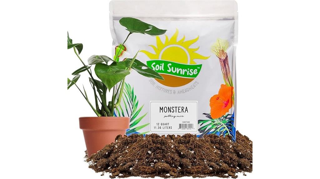 monstera potting soil mix