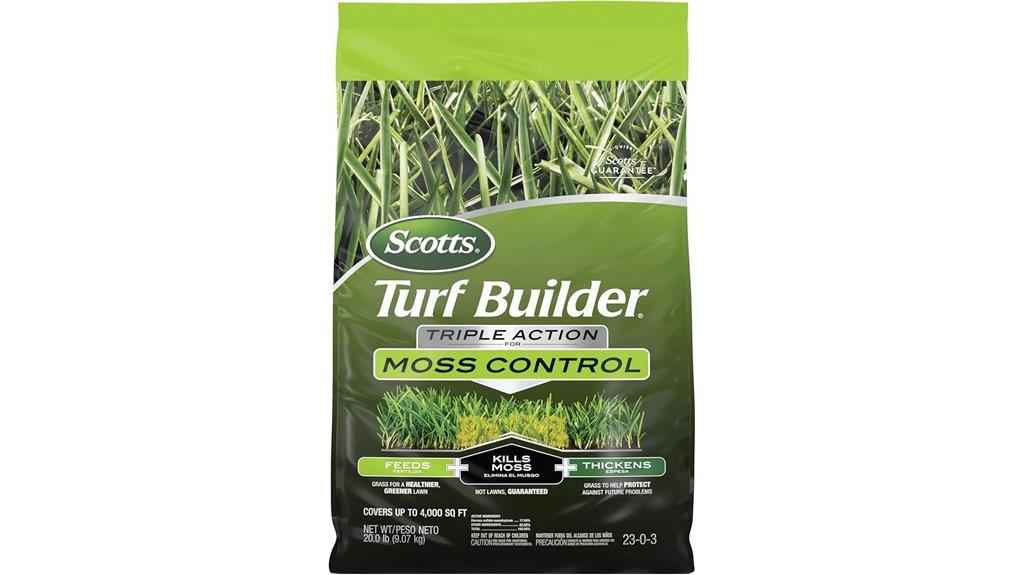 moss control lawn fertilizer