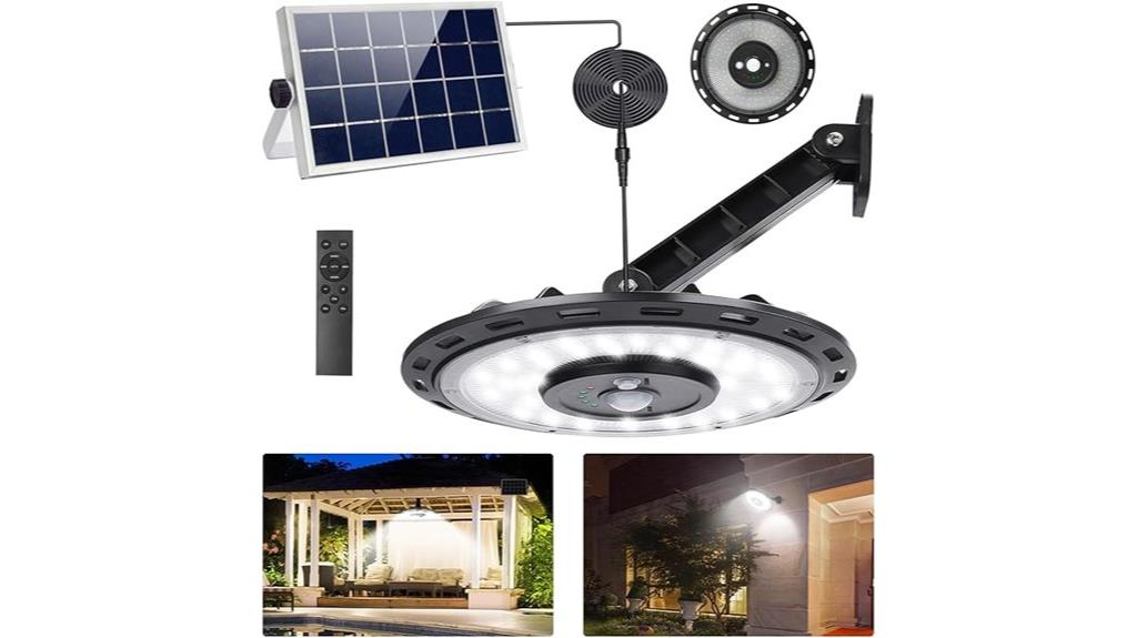 motion sensor solar lighting