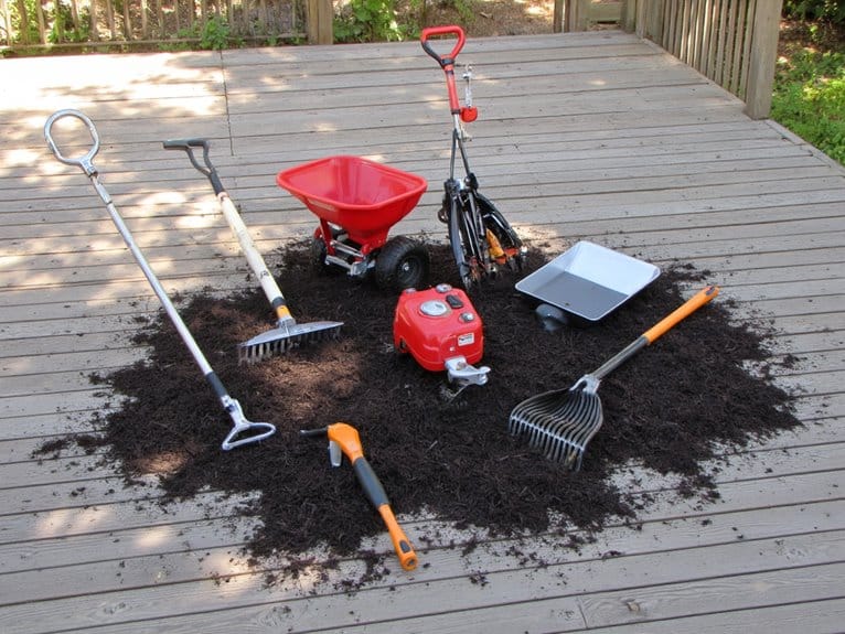 mulch spreading made easy
