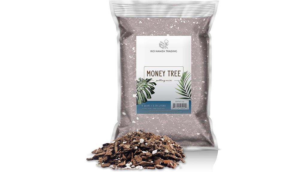 natural potting mix option