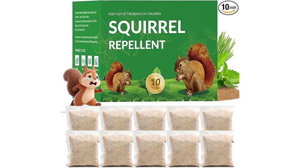 natural squirrel repellent pack