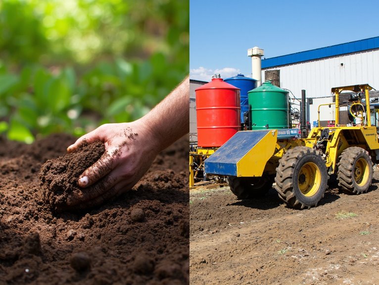 natural versus chemical fertilizers