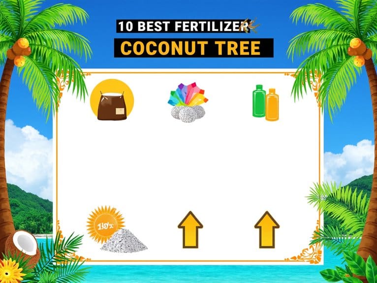 optimal fertilizers for coconuts