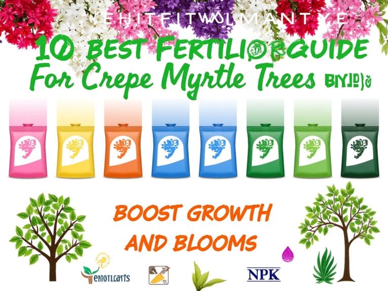 optimal fertilizers for crepe myrtles