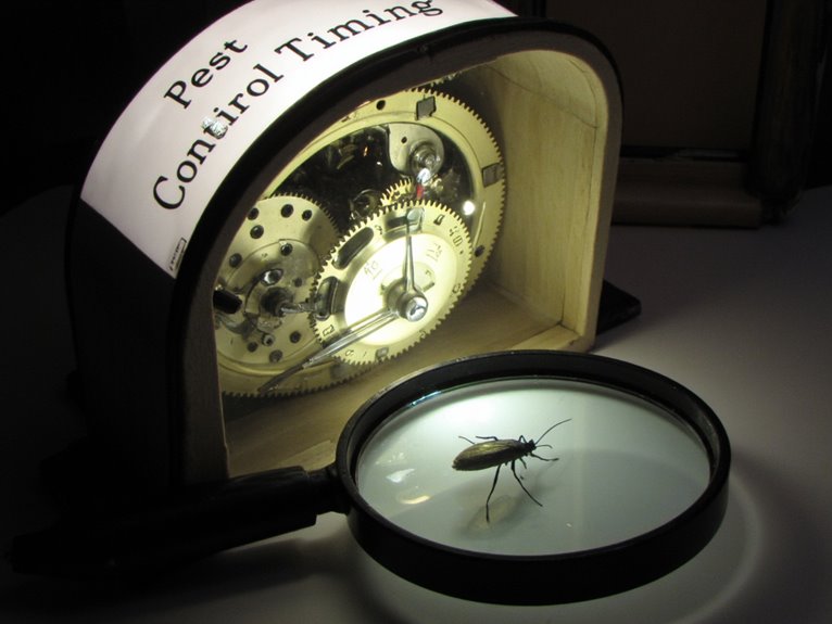 optimal pest treatment timing