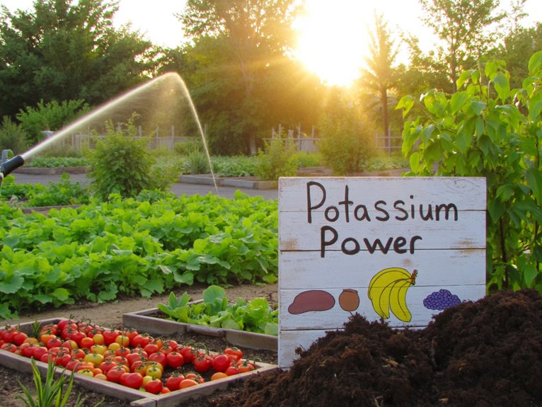 optimal potassium application timing