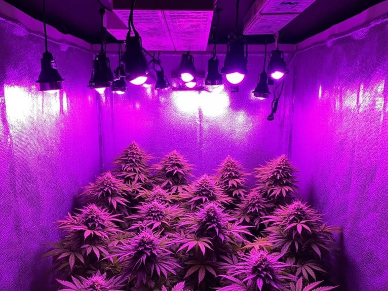 optimized lighting for tents