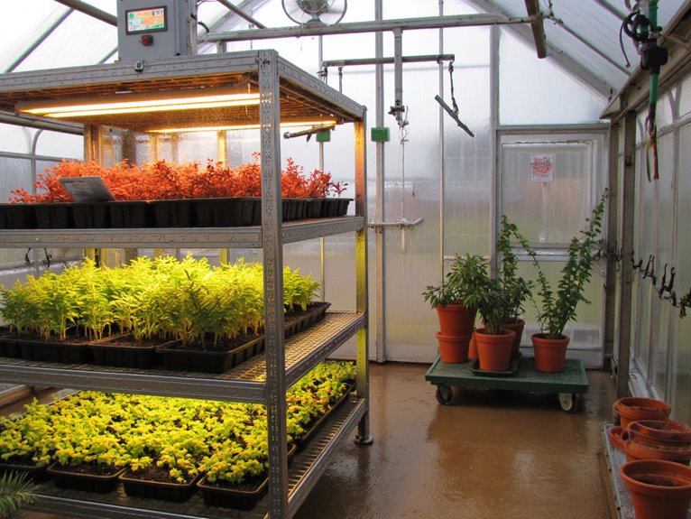optimizing greenhouse growing space