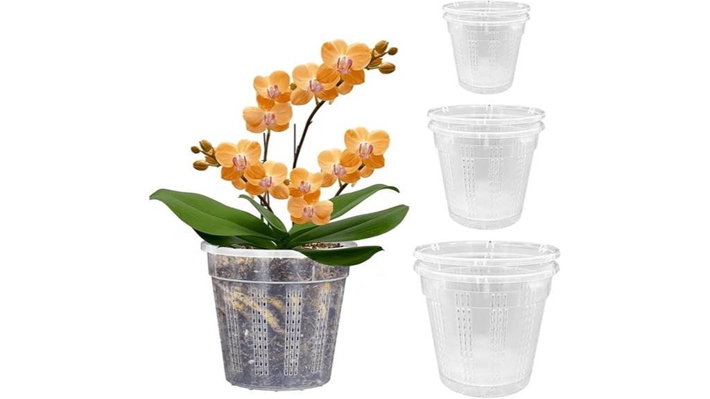 orchid pots with sizes