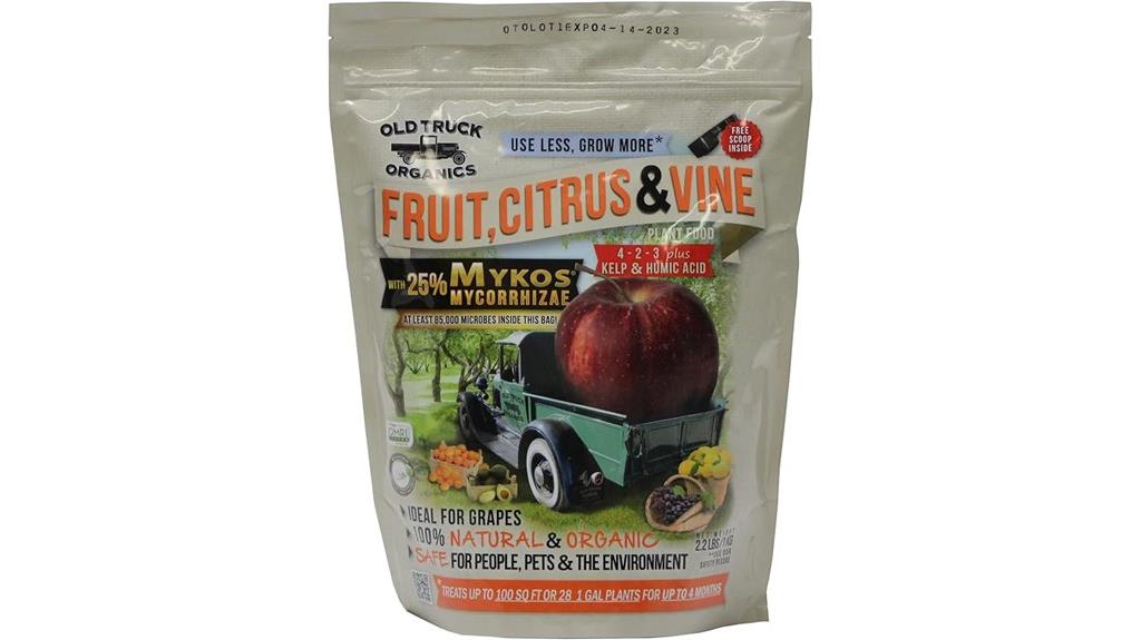 organic citrus fertilizer bag