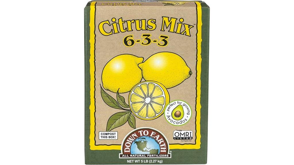 organic citrus fertilizer blend