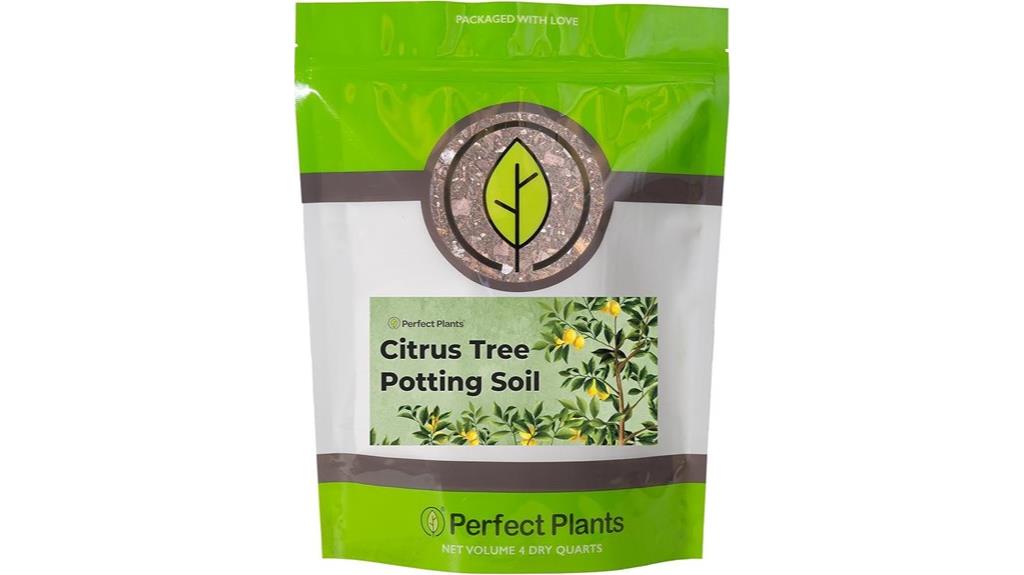 organic citrus tree soil