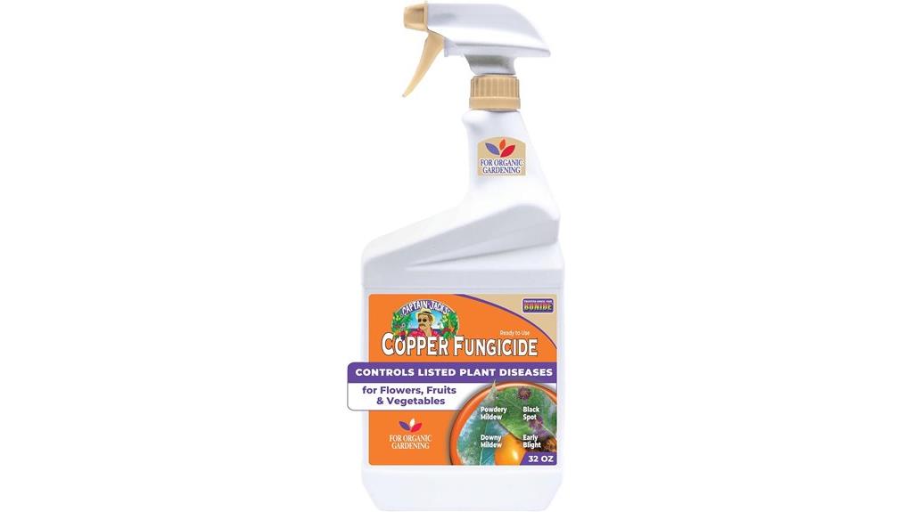 organic copper fungicide spray