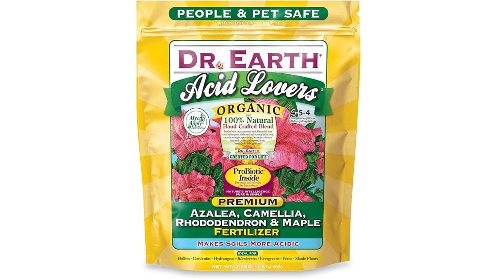 organic fertilizer for acid loving plants