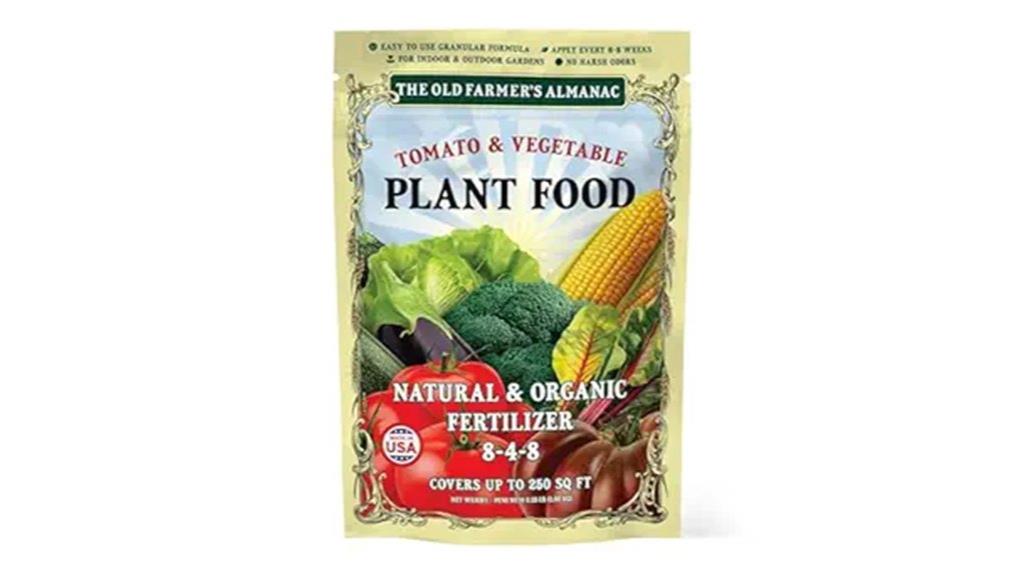 organic fertilizer for vegetables