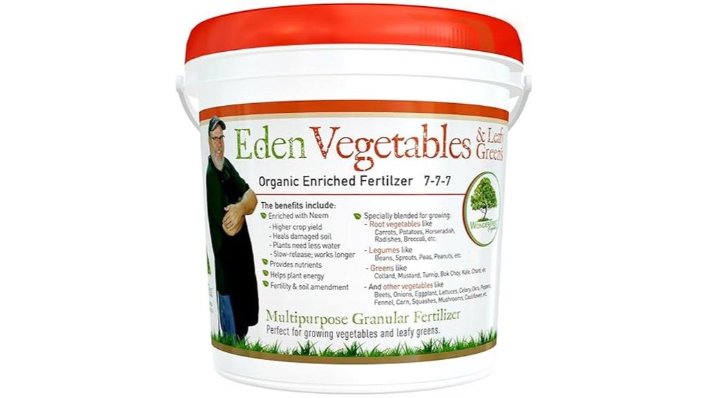 organic fertilizer for vegetables