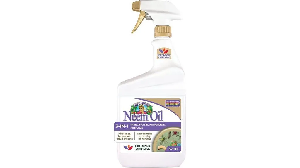 organic gardening neem spray