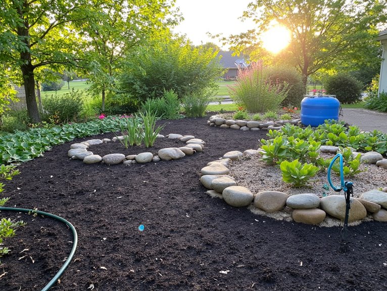 organic mulches retain moisture