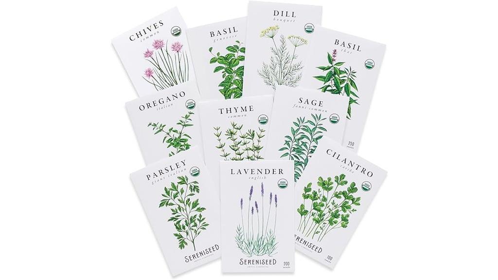 organic non gmo herb seeds