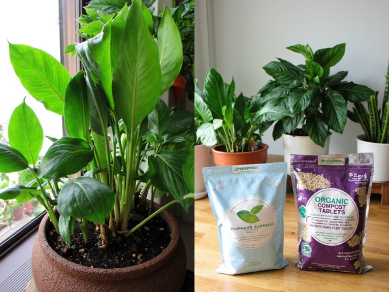 organic or synthetic fertilizers