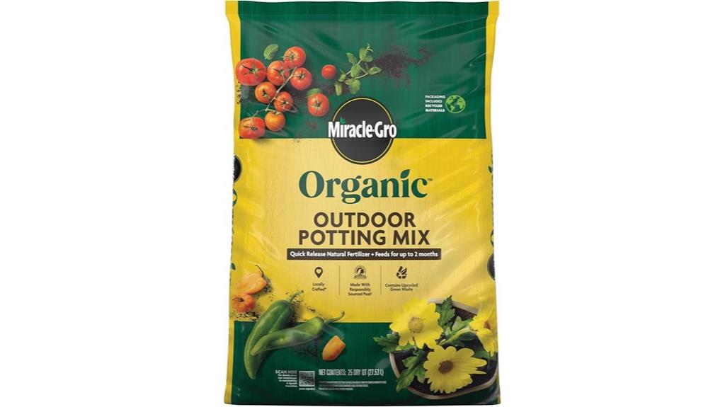 organic outdoor potting mix