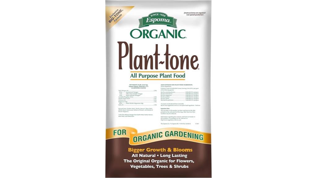 organic plant food bag