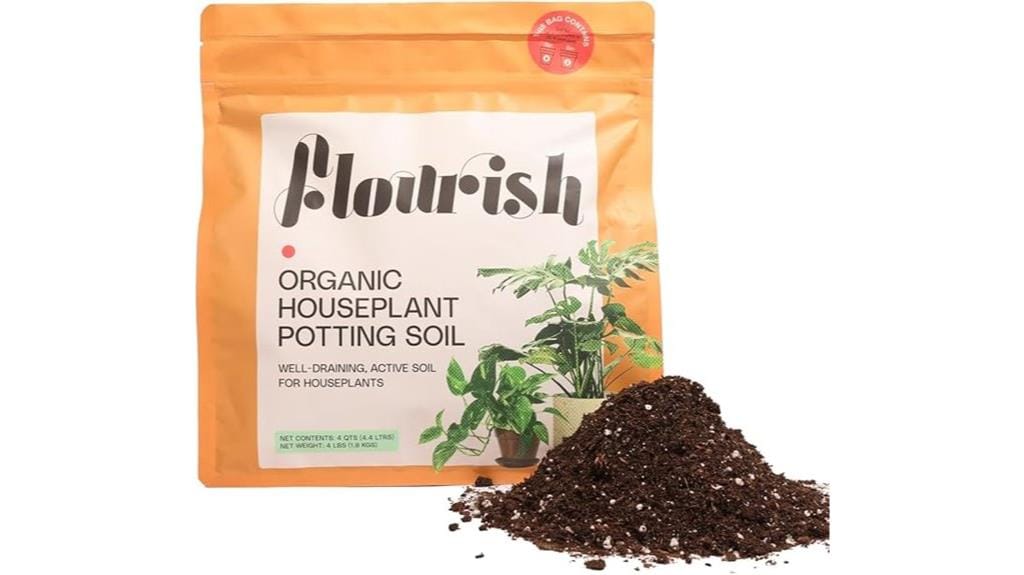 organic potting mix for plants