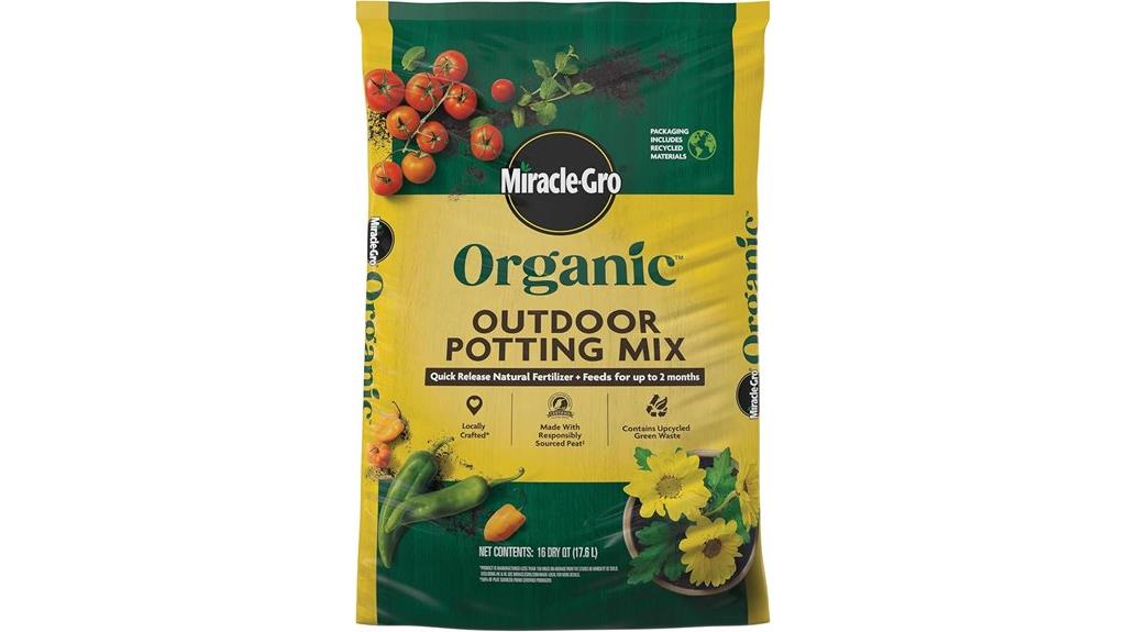 organic potting mix soil
