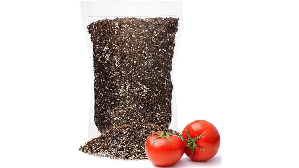 organic potting soil tomatoes