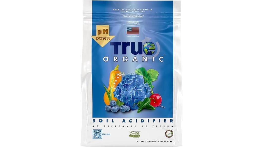 organic soil acidifier for plants