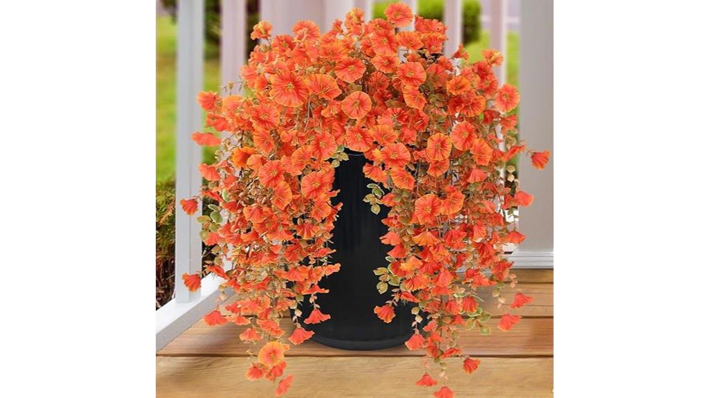 outdoor artificial flower decoration