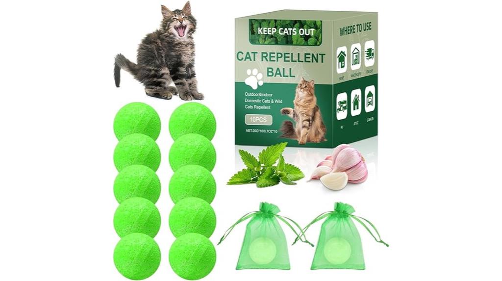 outdoor cat repellent balls