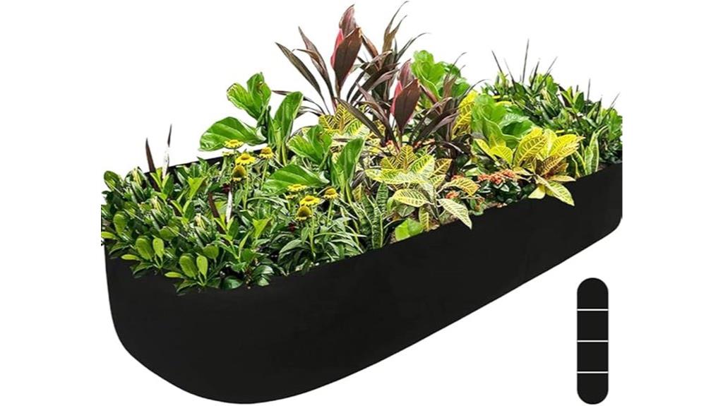 outdoor fabric garden bed