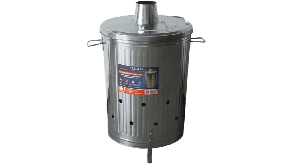 outdoor metal compost bin