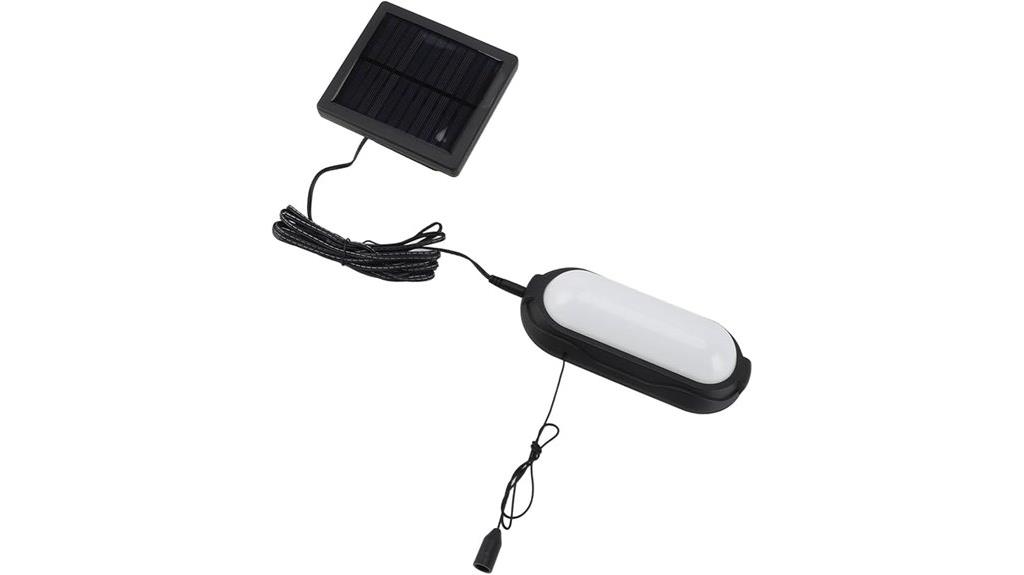 outdoor solar pendant light