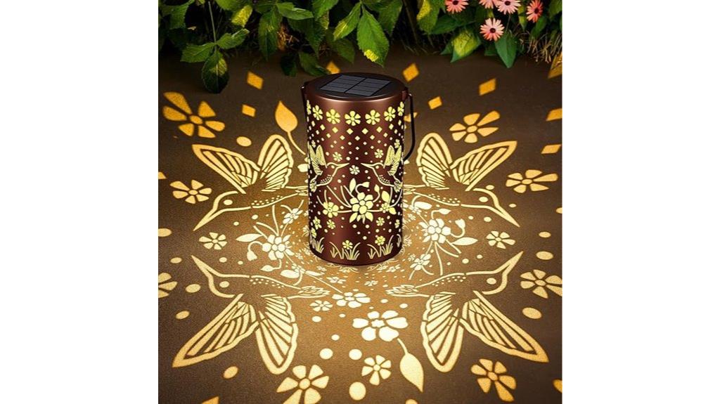 outdoor waterproof solar lantern