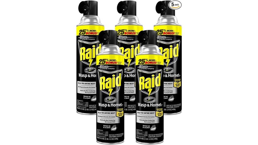 pack of five insecticide
