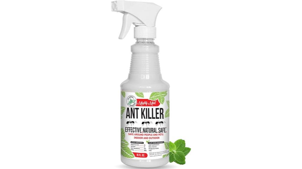 peppermint oil ant spray